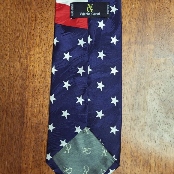 Valerio Garati ~ Flag Print Necktie ~ Excellent Condition - Picture 6 of 6
